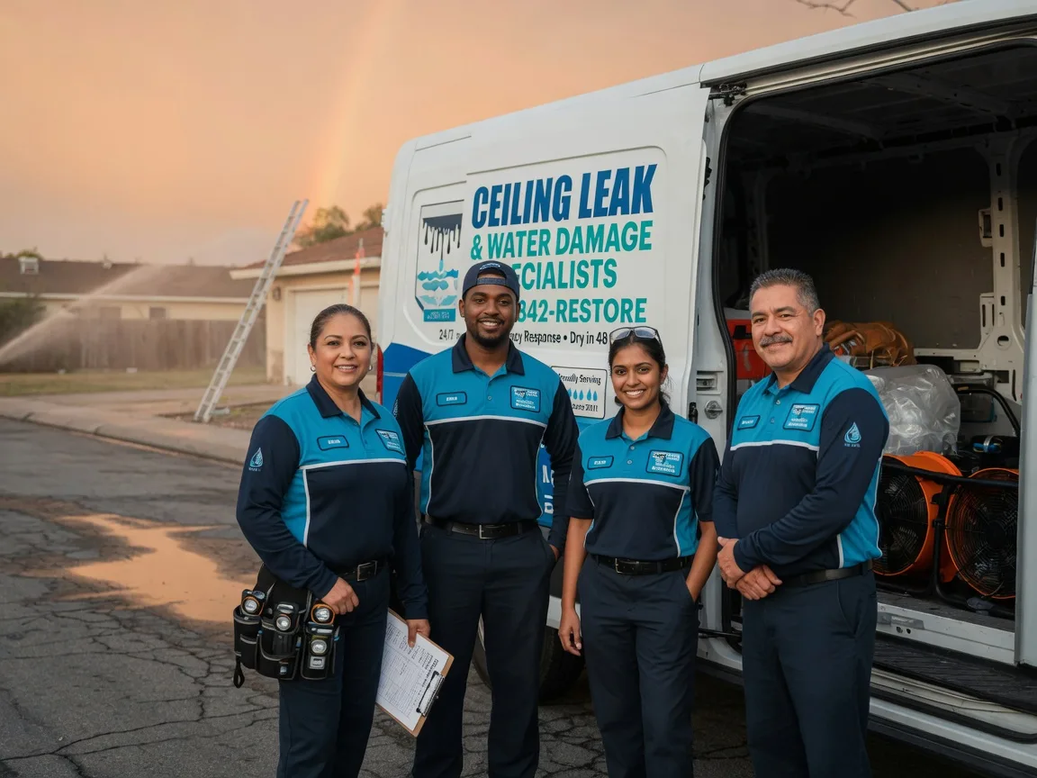 Ceiling Leak Cleanup company in Townville, PA