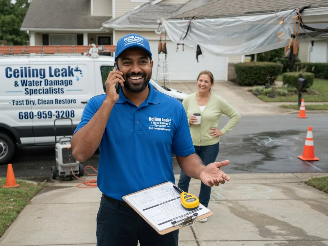 Ceiling Leak Cleanup Townville, PA FAQs